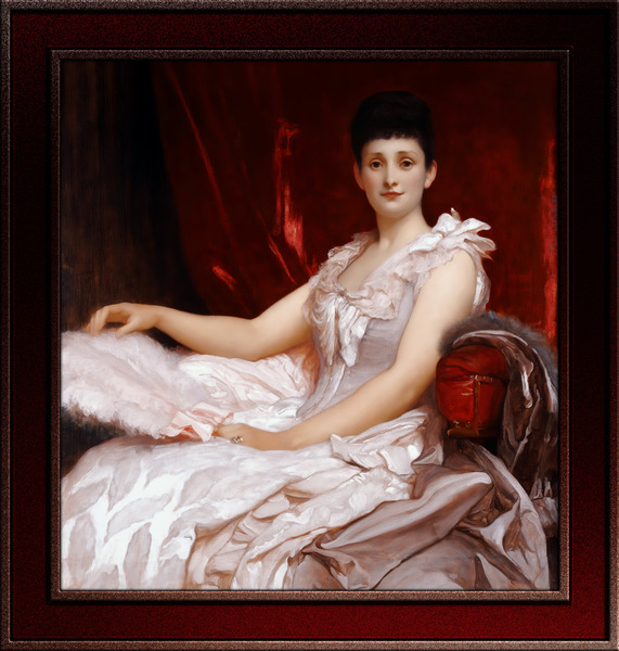 Portrait Of Amy Augusta Lady Coleridge by Lord Frederic Leighton Remastered Xzendor7 Classical Fine Art Old Masters Reproductions by xzendor7