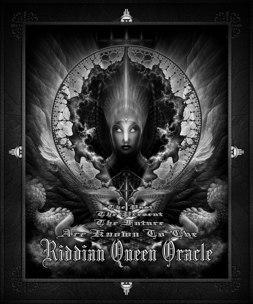 Riddian Queen Oracle GS Fractal Art Mystical Portrait by Xzendor7 by xzendor7