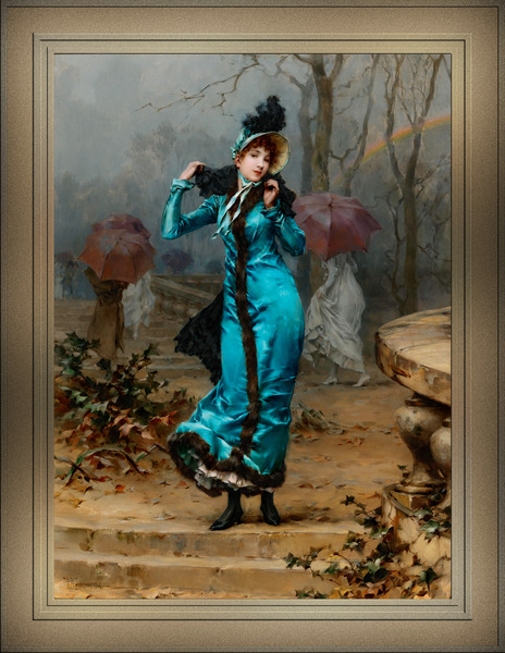 Schutz vor dem Sturm by Frederik Hendrik Kaemmerer Remastered Xzendor7 Classical Fine Art Old Masters Reproductions by xzendor7