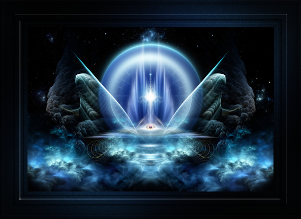 Seat Of The Gods Fantasy Fractal Art Digital  Composition by Xzendor7 by xzendor7