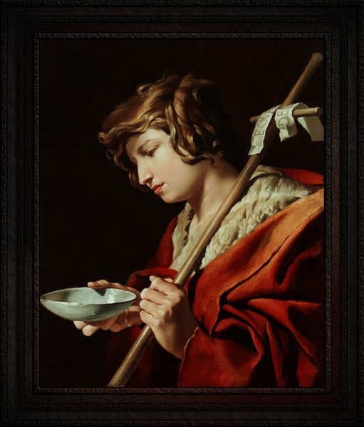 St John the Baptist by Matthias Stom Classical Xzendor7 Old Masters Reproductions by xzendor7