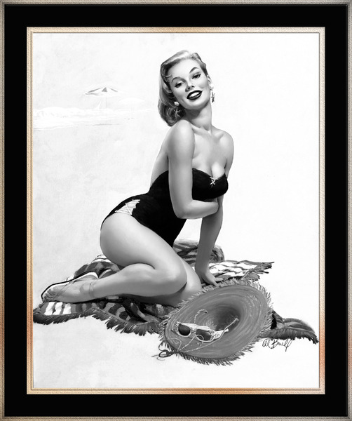 Summertime Sweetheart by Al Buell GS Vintage Xzendor7 Old Masters Art Deco Reproductions by xzendor7