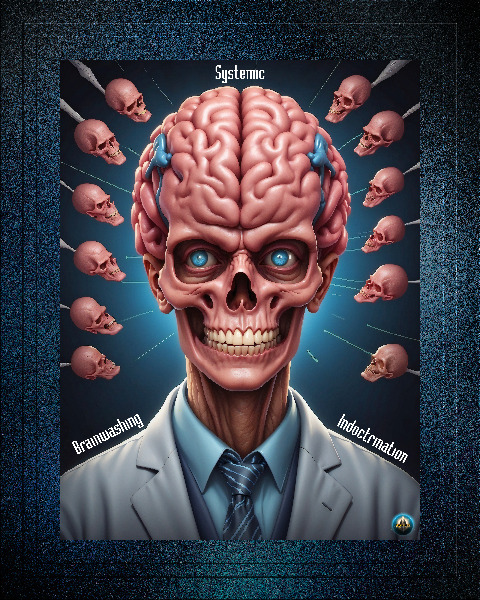 Systemic Brainwashing And Indoctrination AI Concept Art by Xzendor7 by xzendor7