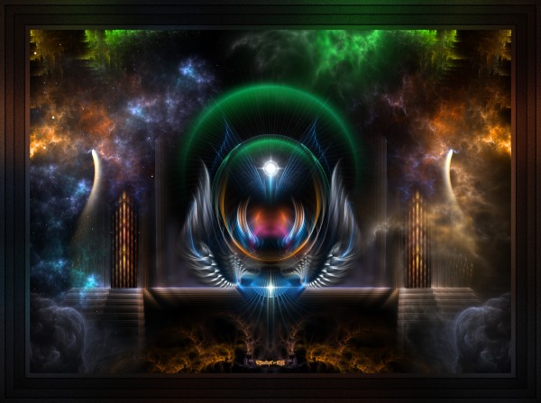 The Dream Managerie Fractal Art Composition Print