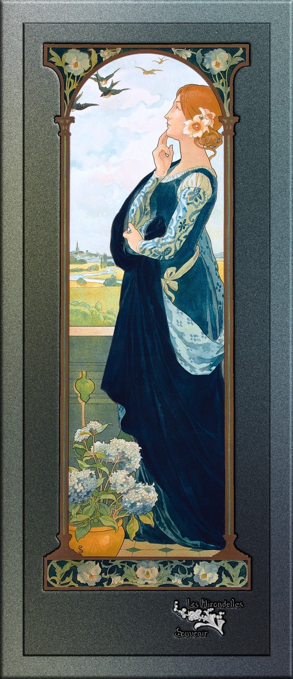 The Swallows of Remembrance by Elisabeth Sonrel Print