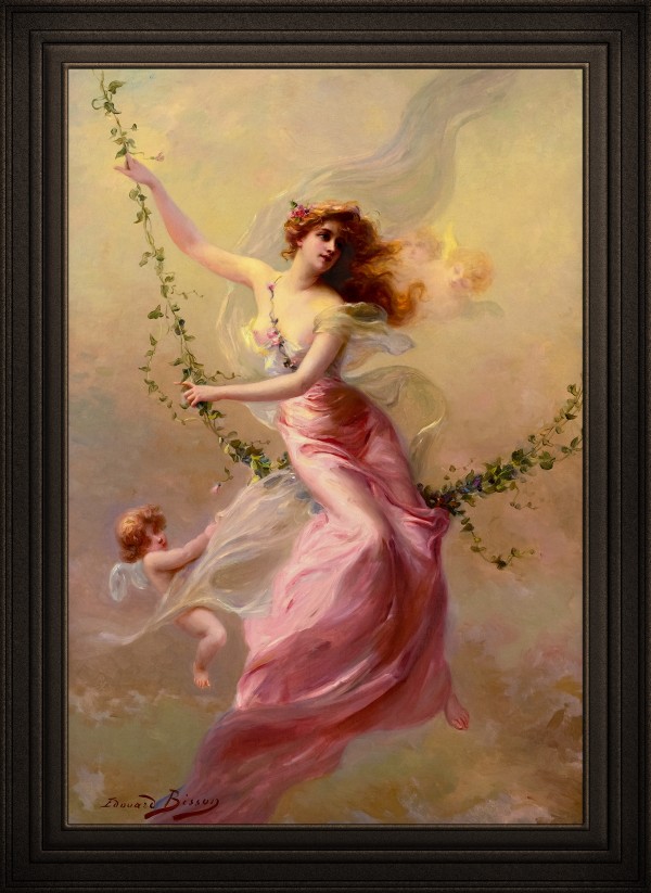 The Swing by Edouard Bisson Old Masters Fine Art Reproduction Print