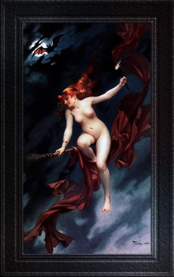 The Witches Sabbath by Luis Ricardo Falero Classical Fine Art Old Masters Reproduction by xzendor7