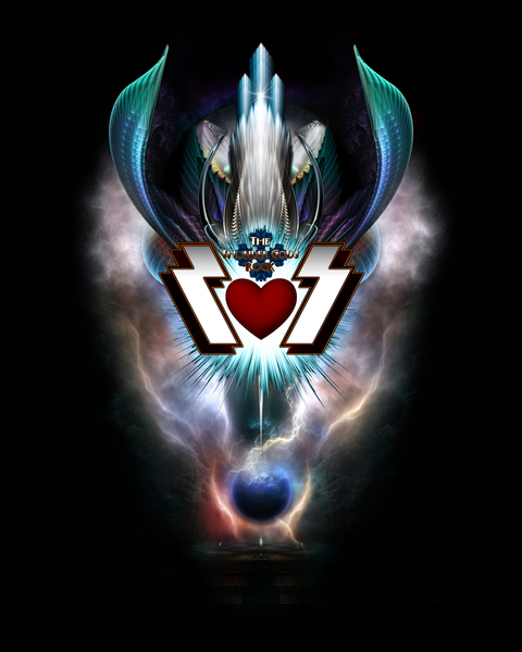 The Thunder Gods Rock Fractal Art by xzendor7