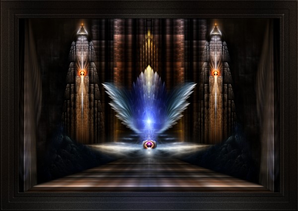 The Wings Of Heaven Fractal Art Composition by xzendor7