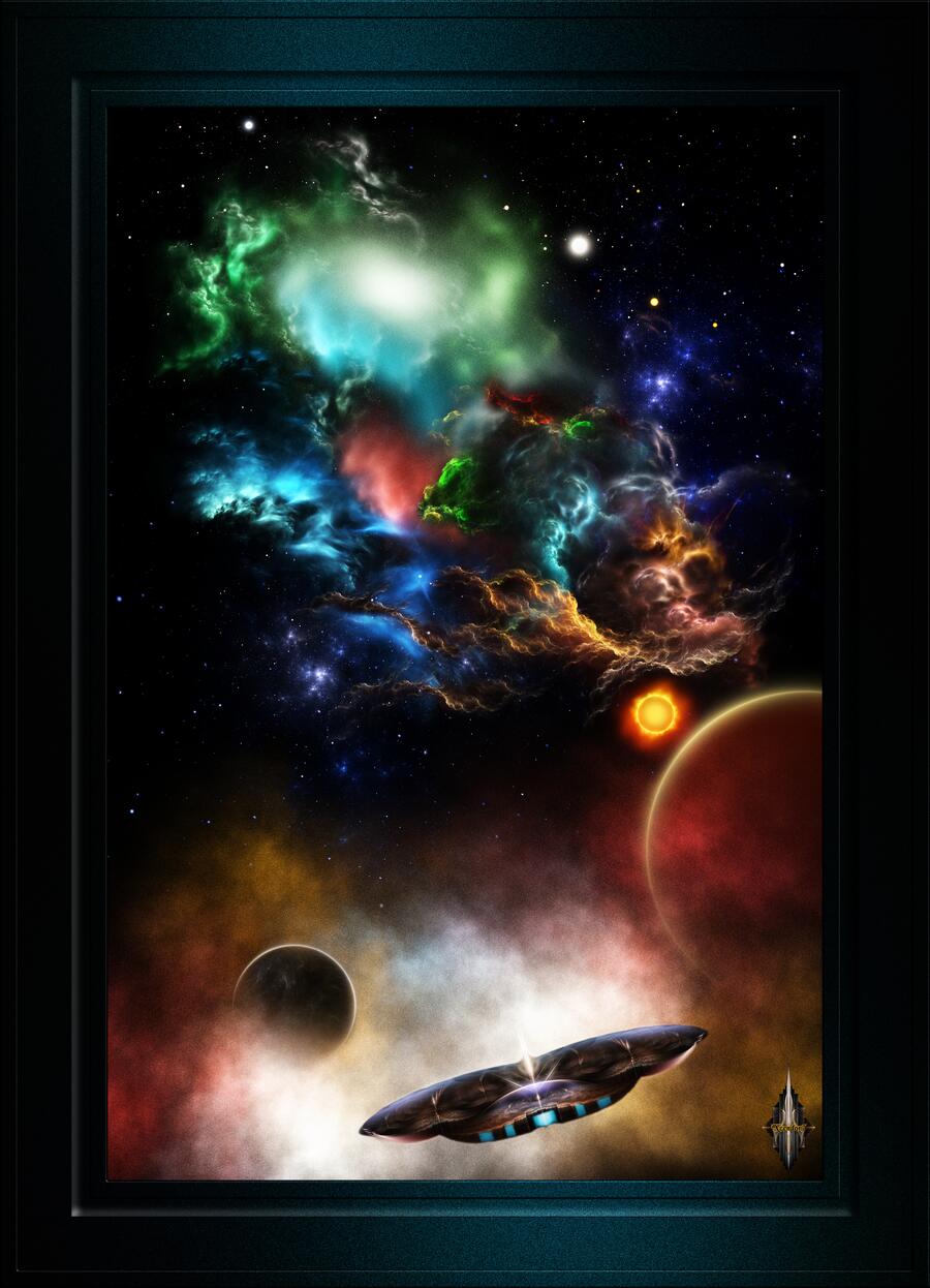 Beyond Space & Time Fractal Art II SCi-Fi Fantasy Spacescape
