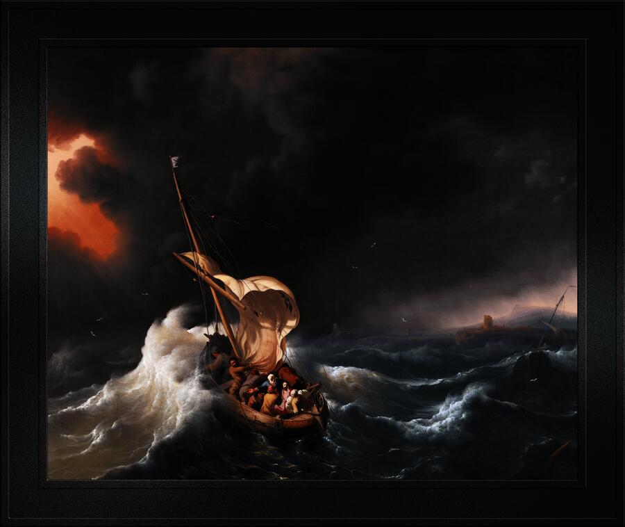 Christ in the Storm on the Sea of Galilee by Ludolf Backhuysen