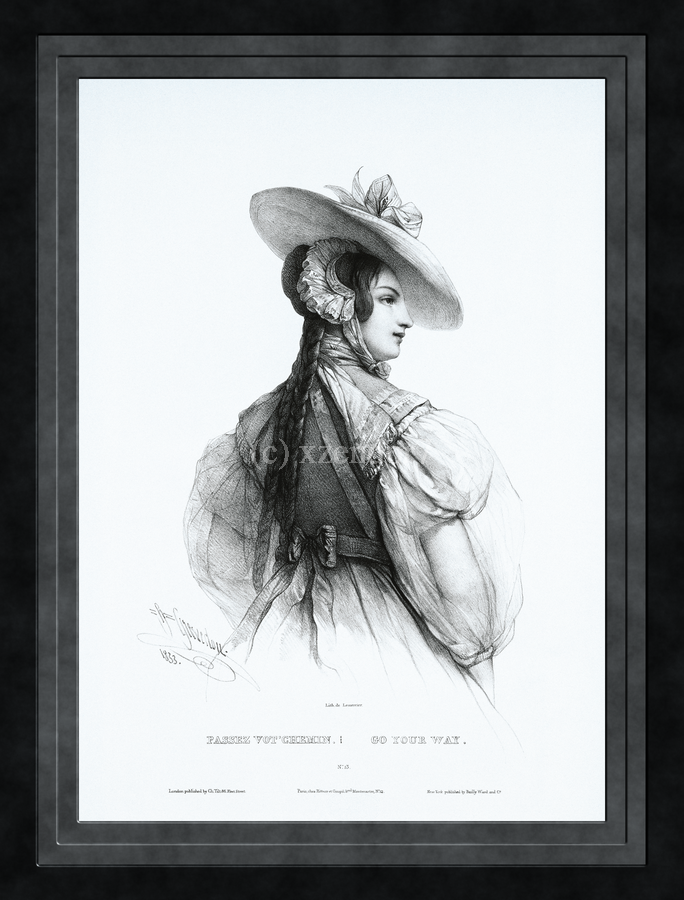 Go Your Way by French Painter Henri Grevedon Remastered Xzendor7