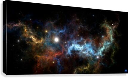 The Sydeous Nexus Cluster Fractal Art Canvas Print