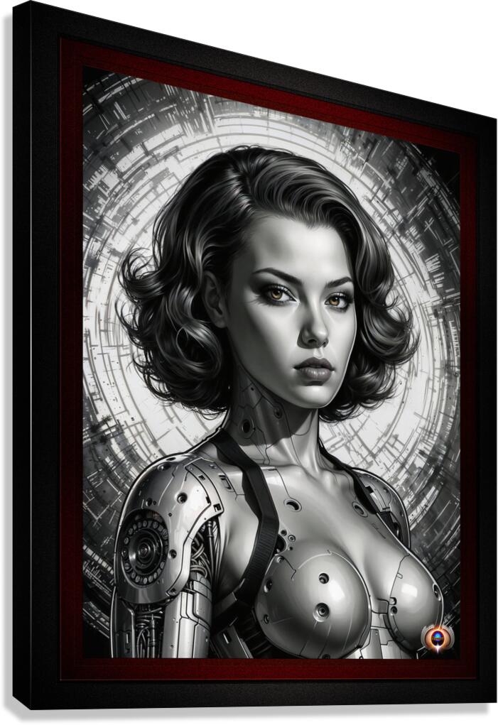 Futuristic Female Cyborg A Culmination Of AI And Robotics