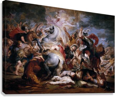 Morte di Decio Mure Bozzetto by Peter Paul Rubens Canvas Print
