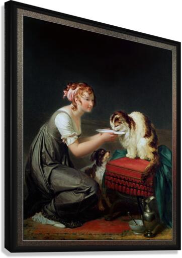 The Cats Lunch by Marguerite Gerard Canvas Print