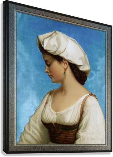 The Italian Beauty by Wolfgang Boehm Canvas Print
