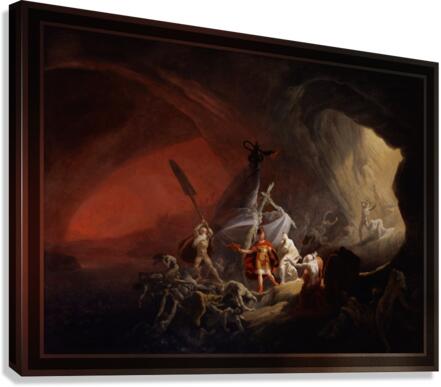 Aeneas and the Sibyl Old Masters Prints Canvas Print