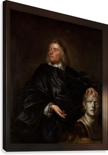 Edward Pierce by Isaac Fuller Old Masters Prints Reproduction Canvas Print
