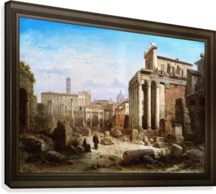 Forum Romanum by Albert Rieger Canvas Print