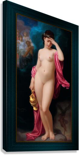 Hebe After The Fall by Hugues Merle Remastered Xzendor7 Classical Fine Art Old Masters Reproductions Canvas Print