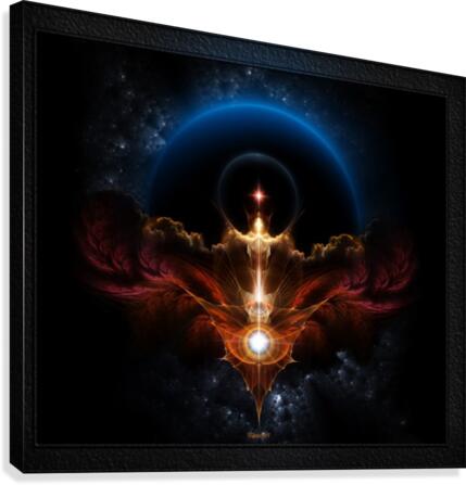 The Wings Of Rydeon Fractal Art Spacescape  Canvas Print