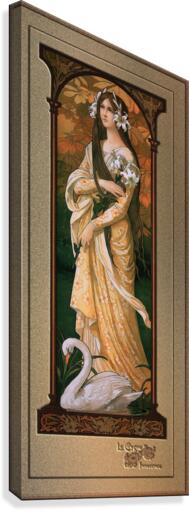 The Innocent Swan by Elisabeth Sonrel Canvas Print