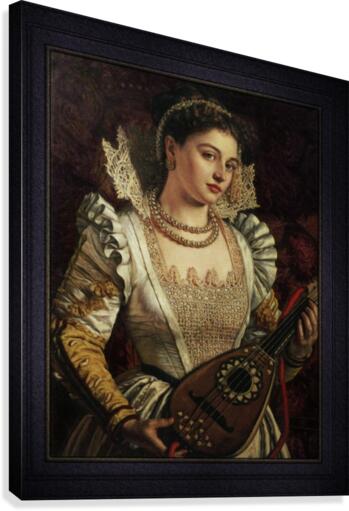 Bianca by William Holman Hunt	 Canvas Print