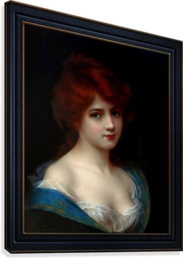 Redhead Beauty by Abbey Abraham Altson Canvas Print