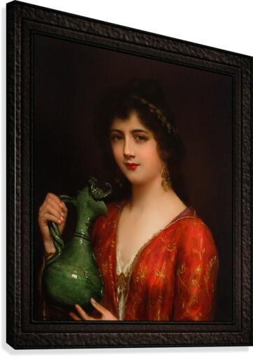 The Potters Daughter by Abbey Altson Canvas Print