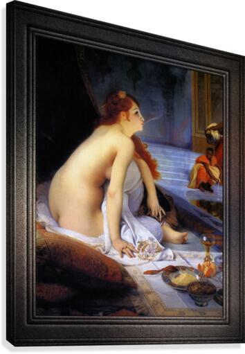 The White Slave by Jean-Jules-Antoine Lecomte du Nouy Classical Fine Art Reproduction Canvas Print