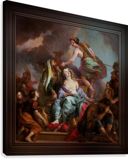 The Sacrifice of Iphigenia by Charles de La Fosse Classical Fine Art Reproduction Canvas Print