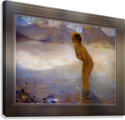 September Morn by Paul Emile Joseph Chabas Old Masters Fine Art Reproduction Canvas Print