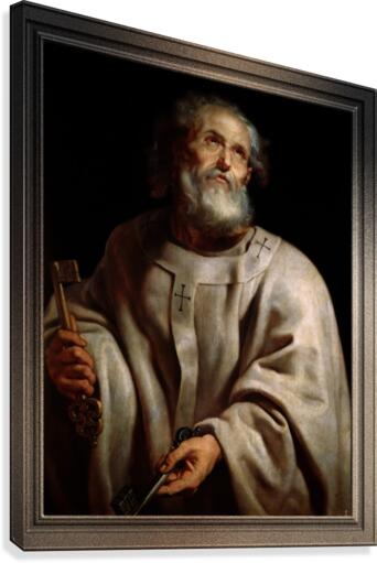 Saint Peter by Peter Paul Rubens Old Masters Classical Art Reproduction Canvas Print