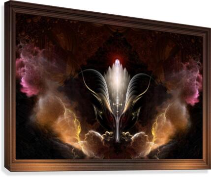 The Renidron Fantasy Fractal Art Composition Canvas Print