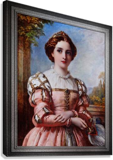 Beatrice by Thomas-Francis Dicksee Old Masters Fine Art Reproduction Canvas Print