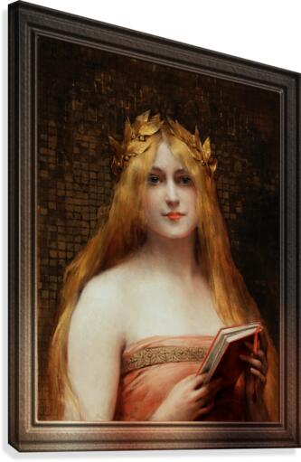 A Classic Beauty by Leon Comerre Classical Fine Art Old Masters Reproduction Canvas Print