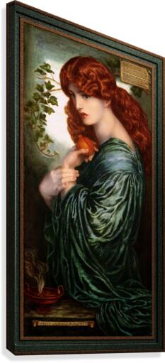 Proserpine by Dante Gabriel Rossetti Fine Art Xzendor7 Old Masters Reproductions  Canvas Print