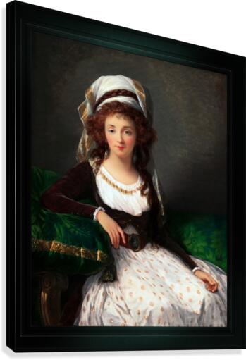 Madame dAguesseau de Fresnes by Elisabeth-Louise Vigee Le Brun Classical Xzendor7 Old Masters Fine Art Reproduction Canvas Print