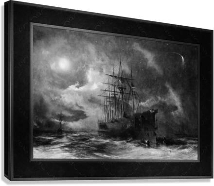 Grappling for the Lost Cable by Robert Charles Dudley Classical Fine Art Xzendor7 Old Masters Reproductions Canvas Print