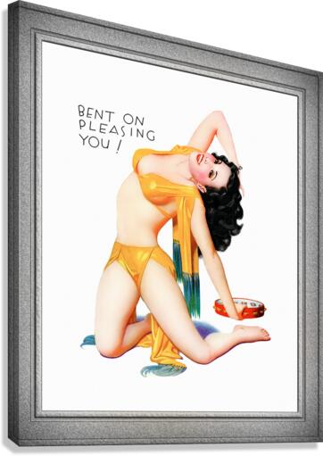 Bent On Pleasing You by Enoch Bolles Vintage Illustration Xzendor7 Art Reproductions Canvas Print