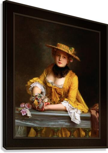Will It Be Fine by Gustave Jacquet Remastered Xzendor7 Fine Art Old Masters Reproductions Canvas Print