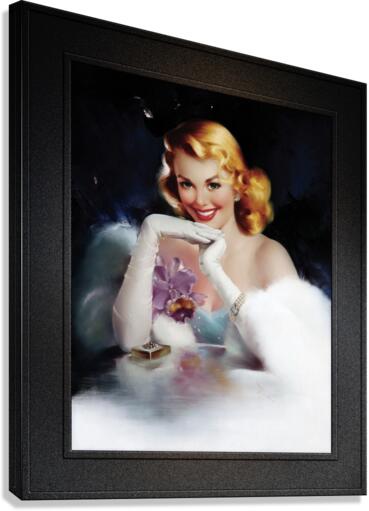 Surprise Gift by Edward Runci Remastered Vintage Retro Xzendor7 Art Reproductions Canvas Print