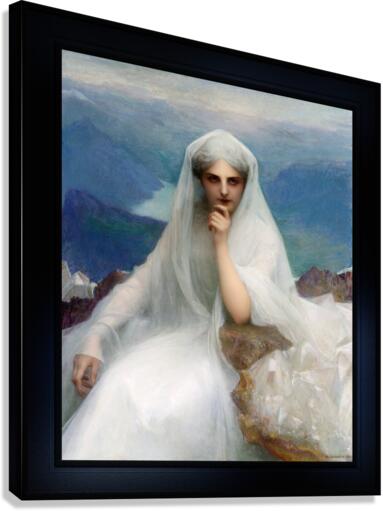 On the Summit by Pascal-Adolphe-Jean Dagnan-Bouveret Remastered Xzendor7 Classical Fine Art Old Masters Reproductions Canvas Print