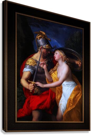 Allegory of Peace and War by Pompeo Batoni Remastered Xzendor7 Classical Fine Art Old Masters Reproductions Canvas Print