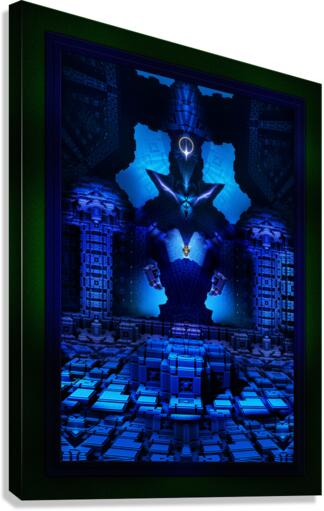 The Chamber Of Talidos by Xzendor7 3D Fractal Geometric Fantasy Art Canvas Print