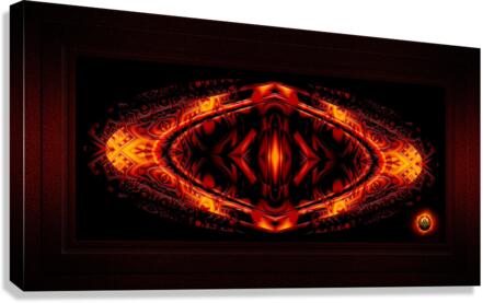 Allurian Mechanics SymQuad Evolution Geometric Abstract Digital Art by Xzendor7 Canvas Print