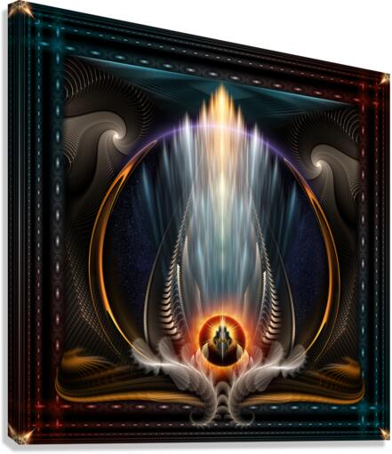 Imperial View Fractal Art Composition by Xzendor7 Impression sur toile