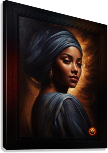 Portrait Of Xzandia Beautiful AI Concept Art by Xzendor7 Impression sur toile