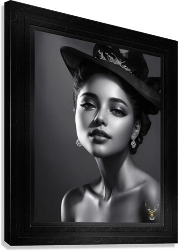 Portrait Of Esmerelda By Sunlight Captivating AI Concept Art by Xzendor7 Canvas Print